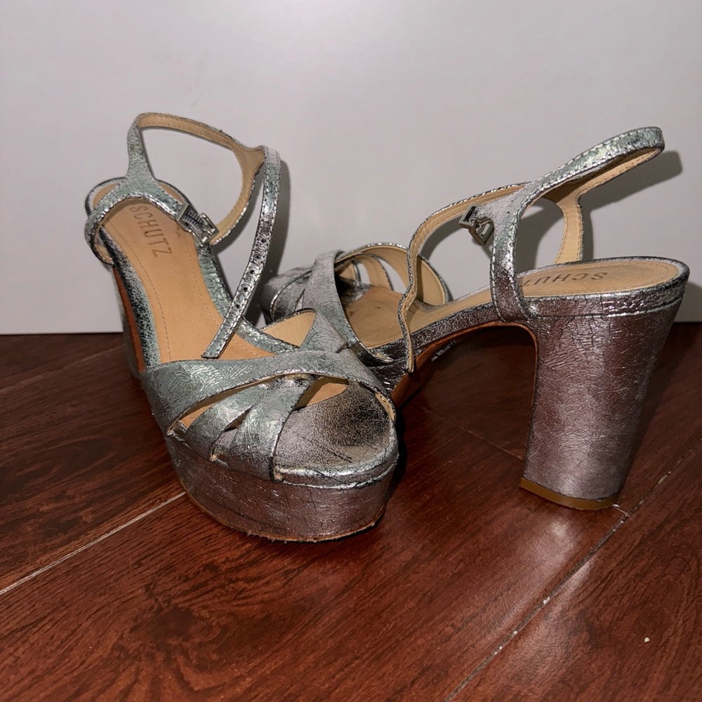 Schutz Silver Keefa 6B